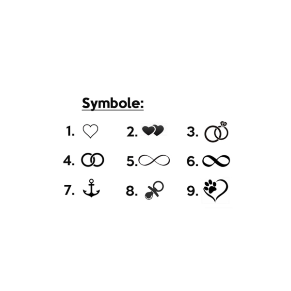 Ring - Gravur außen "Symbol"