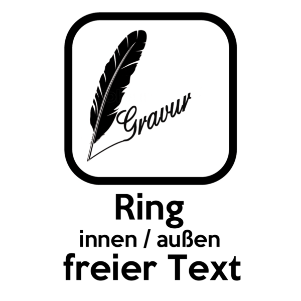 Ring Gravur "Freier Text"